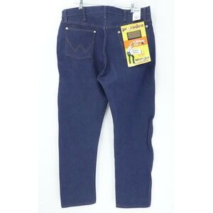 Wrangler Jeans Mens 35x32 Dark‎ Wash 13MWZ Cowboy Cut Pro Rodeo Original Fit